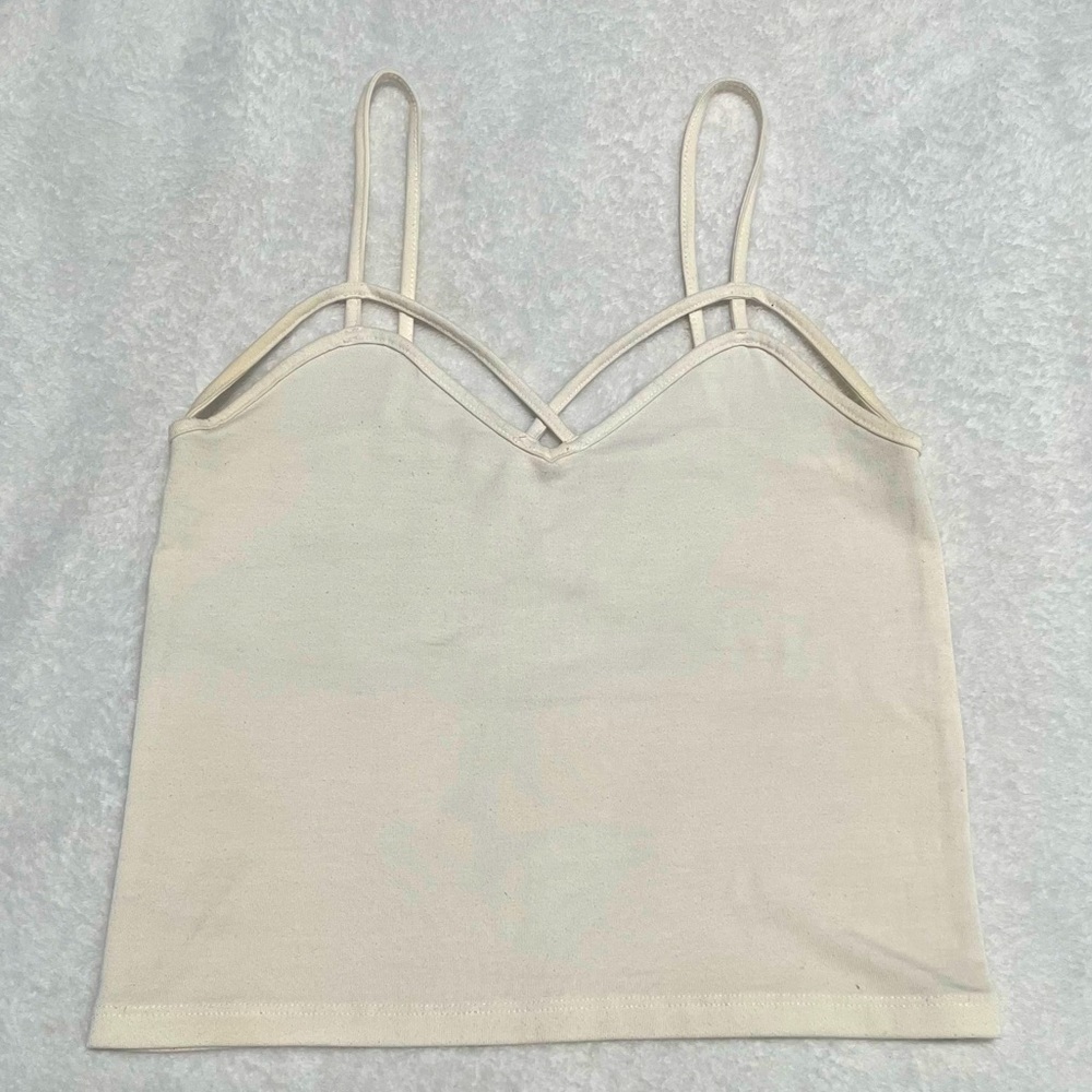 White Crossed Cami